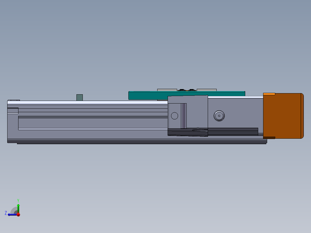 MCH丝杆全封闭MCH6M-BR-100W右视图