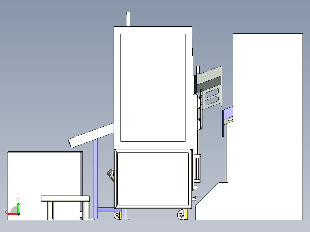 锻造件防锈喷油雾化设备X_T后视图