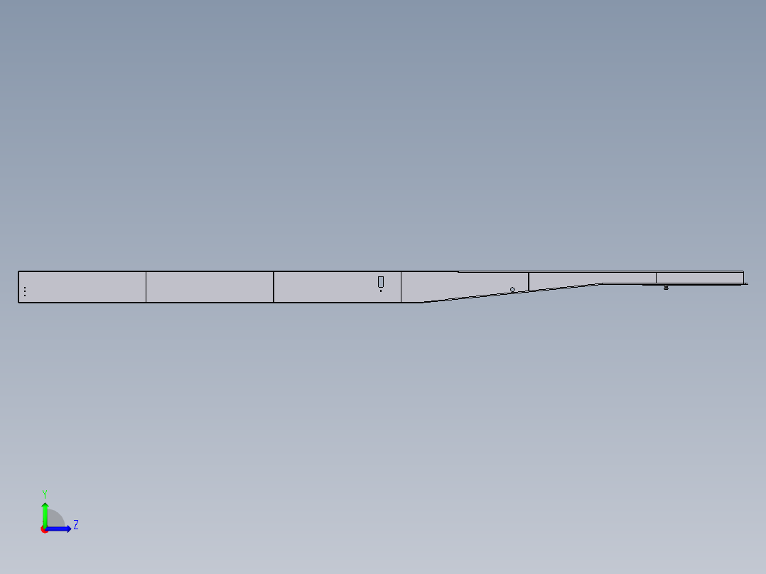 Inventor标准件:各式旋锁3D模型左视图