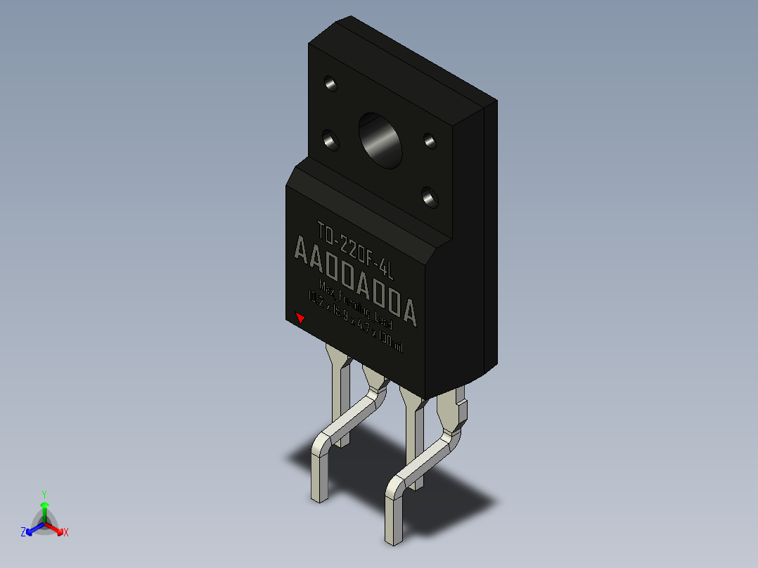 二极管-TO-220F-4L_Max_Forming_Lead_rev1.0.rar正等轴测图