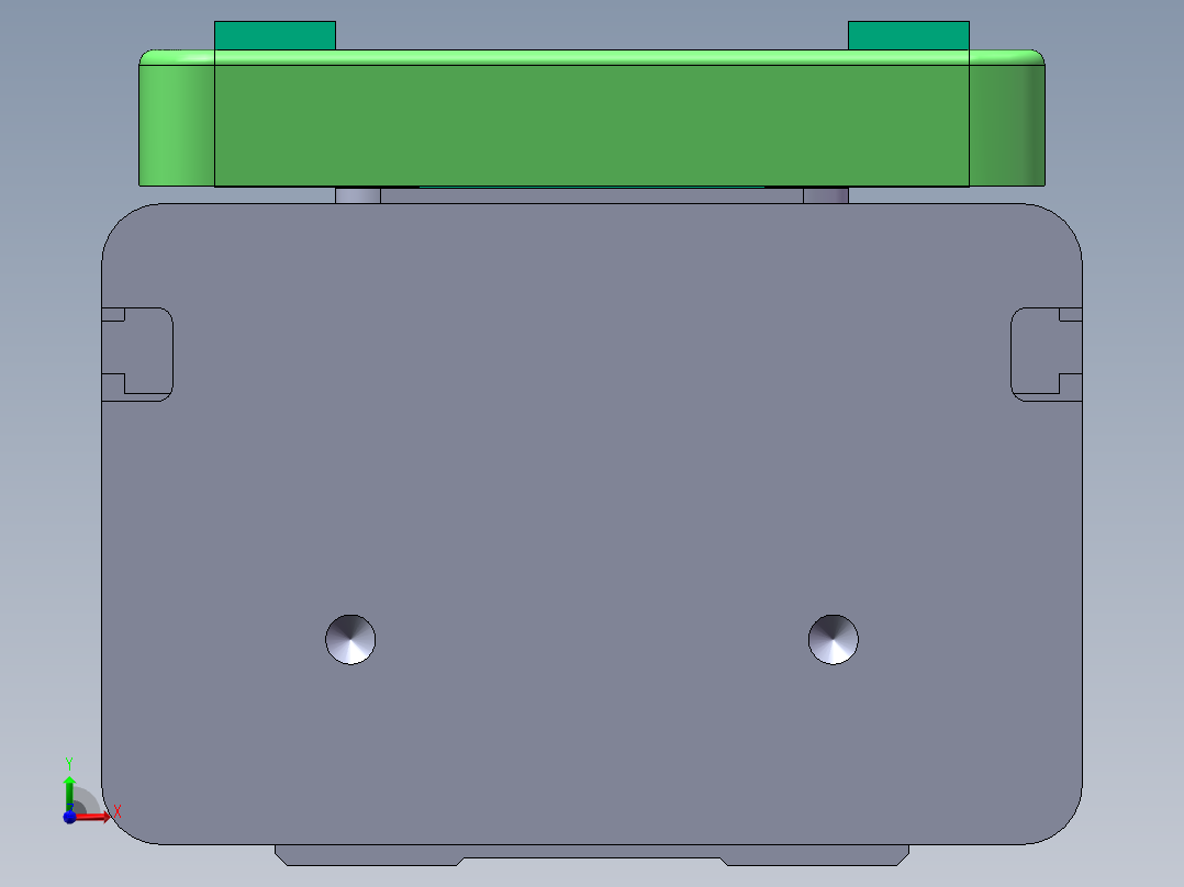 MTH丝杆半封闭模组MTH6M辅助轴前视图