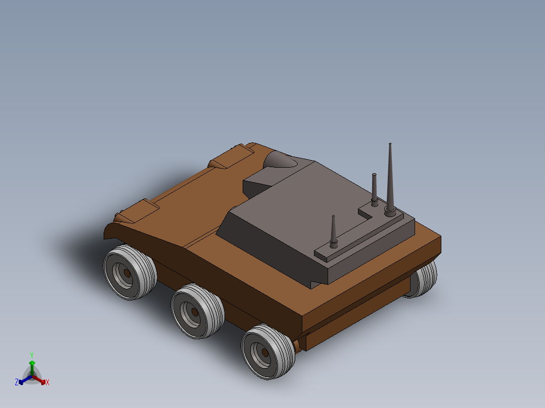 无人机器人 (12)正等轴测图