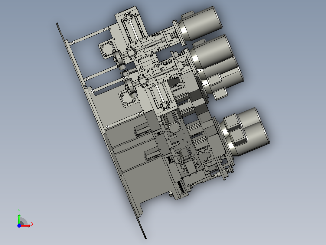 侧式自动抛光机前视图
