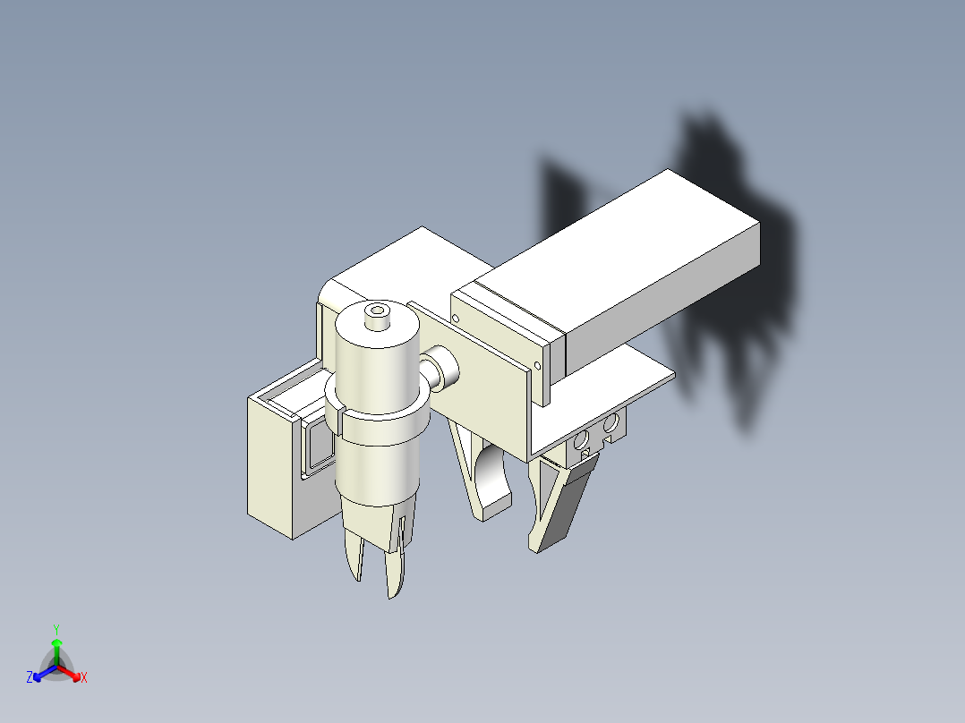 黄瓜采摘<span style='color: red'>机械手</span>末端三维模型