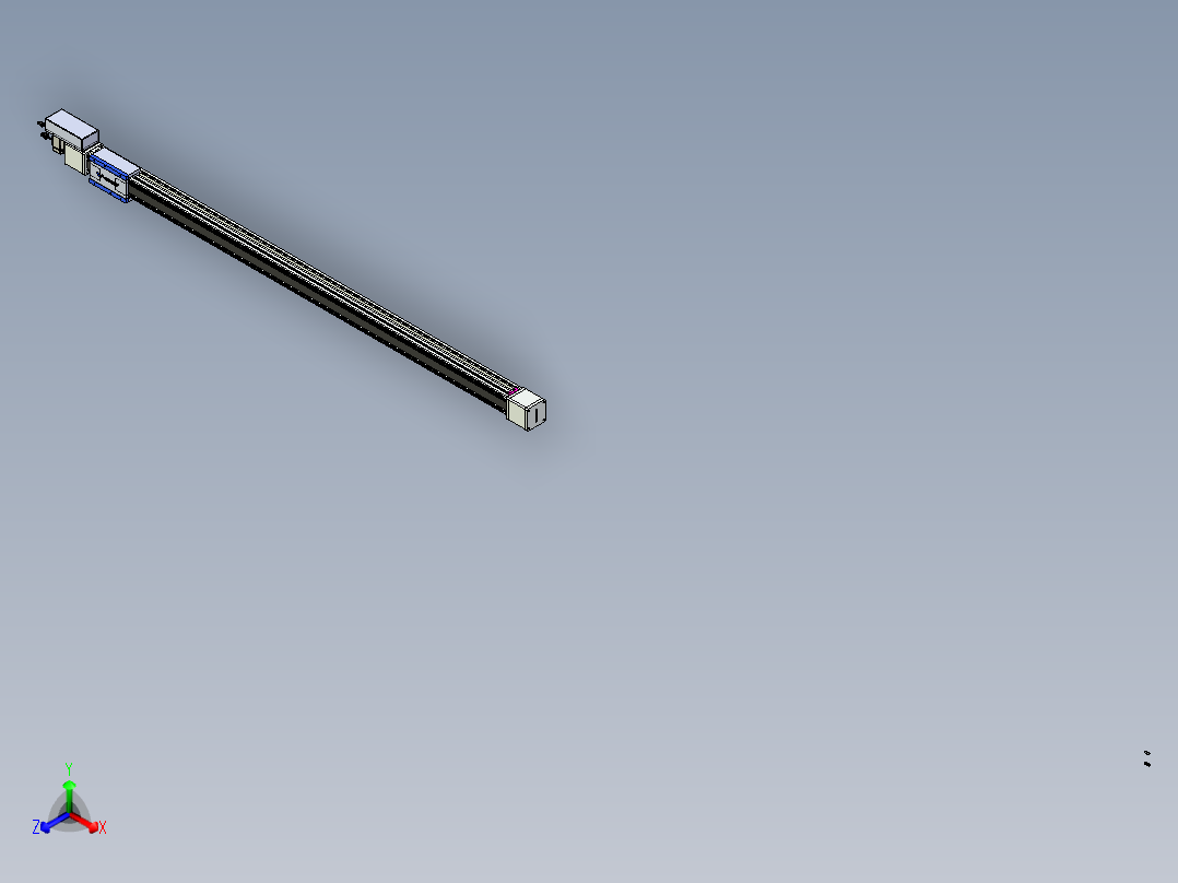 威洛博LB.GB同步带传动--欧规系列GB8-L96-S1850-BR-P40正等轴测图