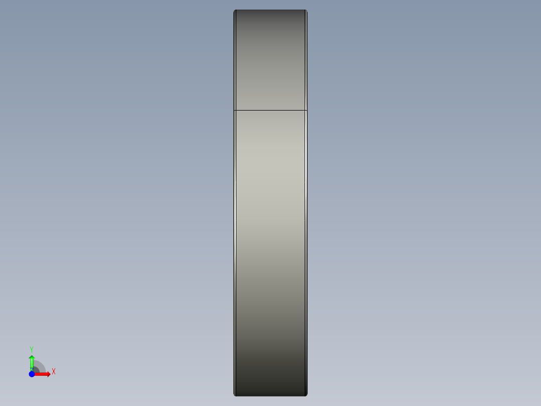 深沟球轴承61906前视图