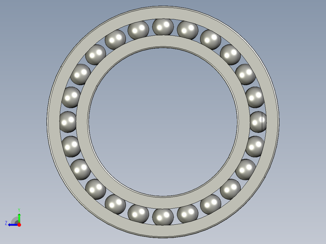 深沟球轴承61906右视图