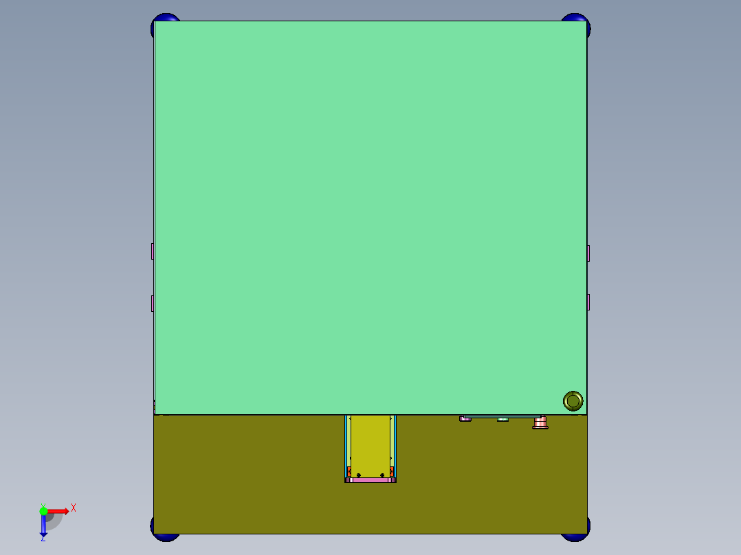 双电批自动打螺丝机俯视图