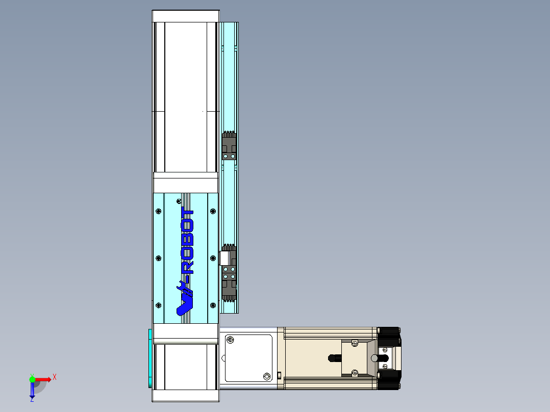 欧规系列-LB6A-L130-S100-BL-ZP40-C3俯视图