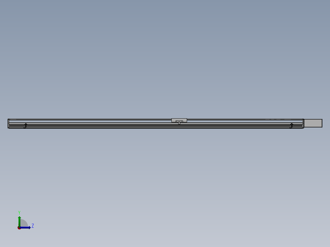 精密模组MT170-L125-2600-L-M75-C4左视图