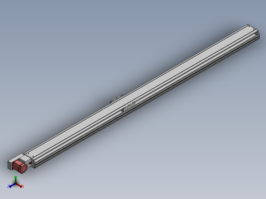 精密模组MT170-L125-2600-L-M75-C4正等轴测图