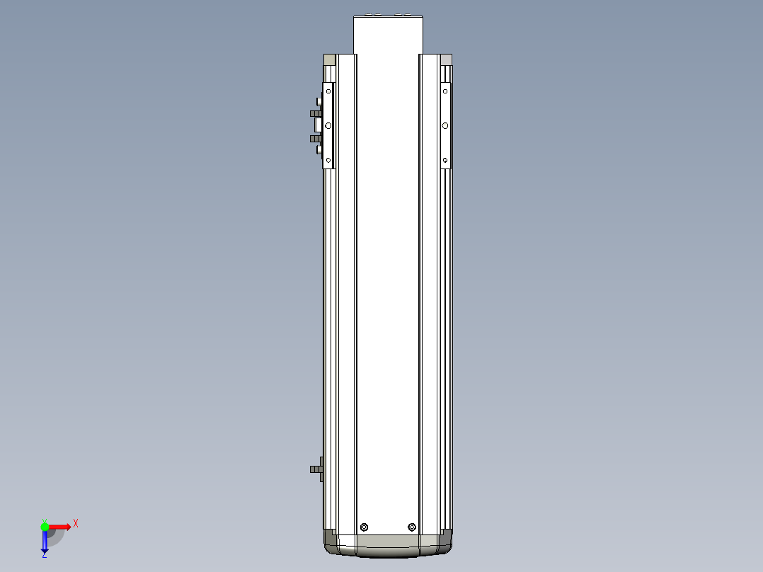 Toyo东佑达直线模组-ETH13-350-BM-200W+煞車俯视图