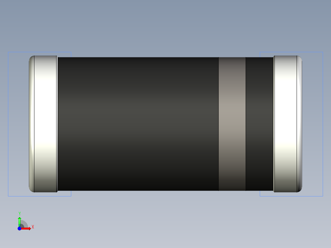 分立半导体元件封装-DO-213AB前视图
