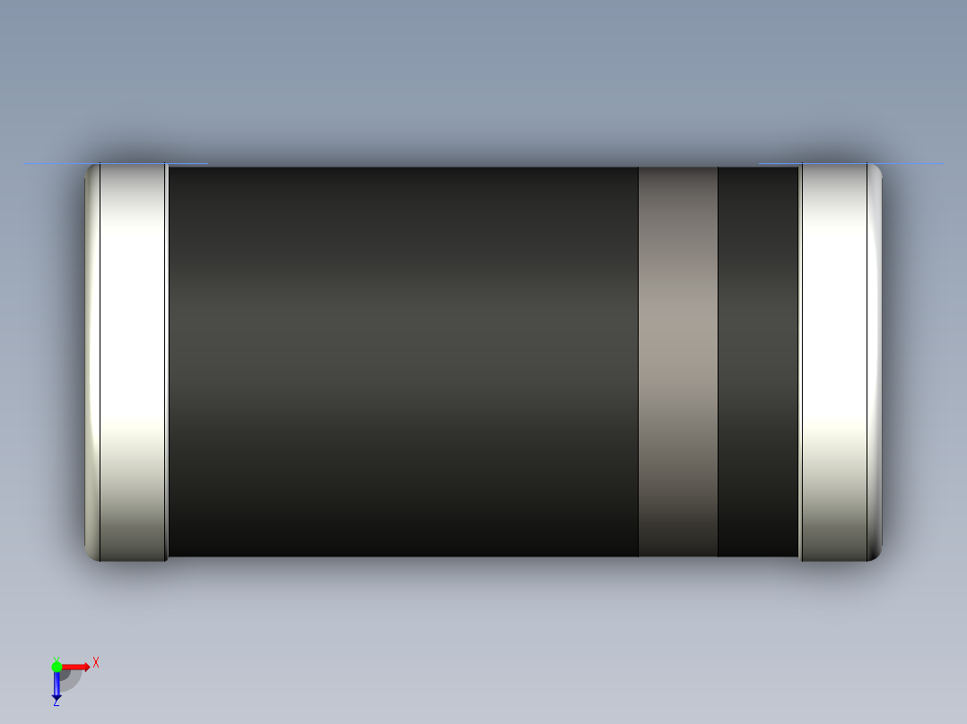 分立半导体元件封装-DO-213AB俯视图