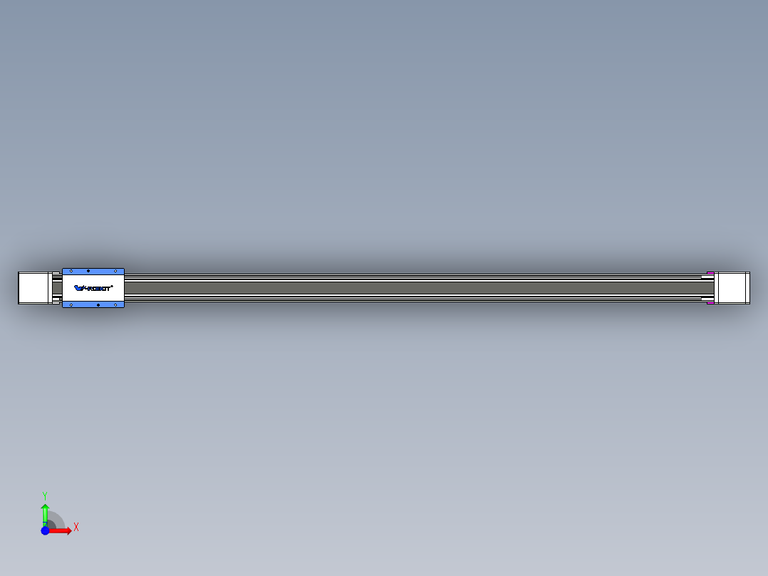 威洛博LB.GB同步带传动--欧规系列GB8-L96-S1700-BR-P40前视图