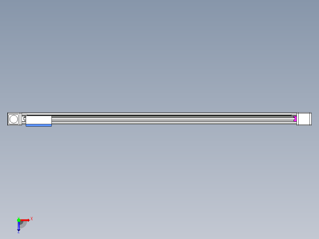 威洛博LB.GB同步带传动--欧规系列GB8-L96-S1700-BR-P40俯视图