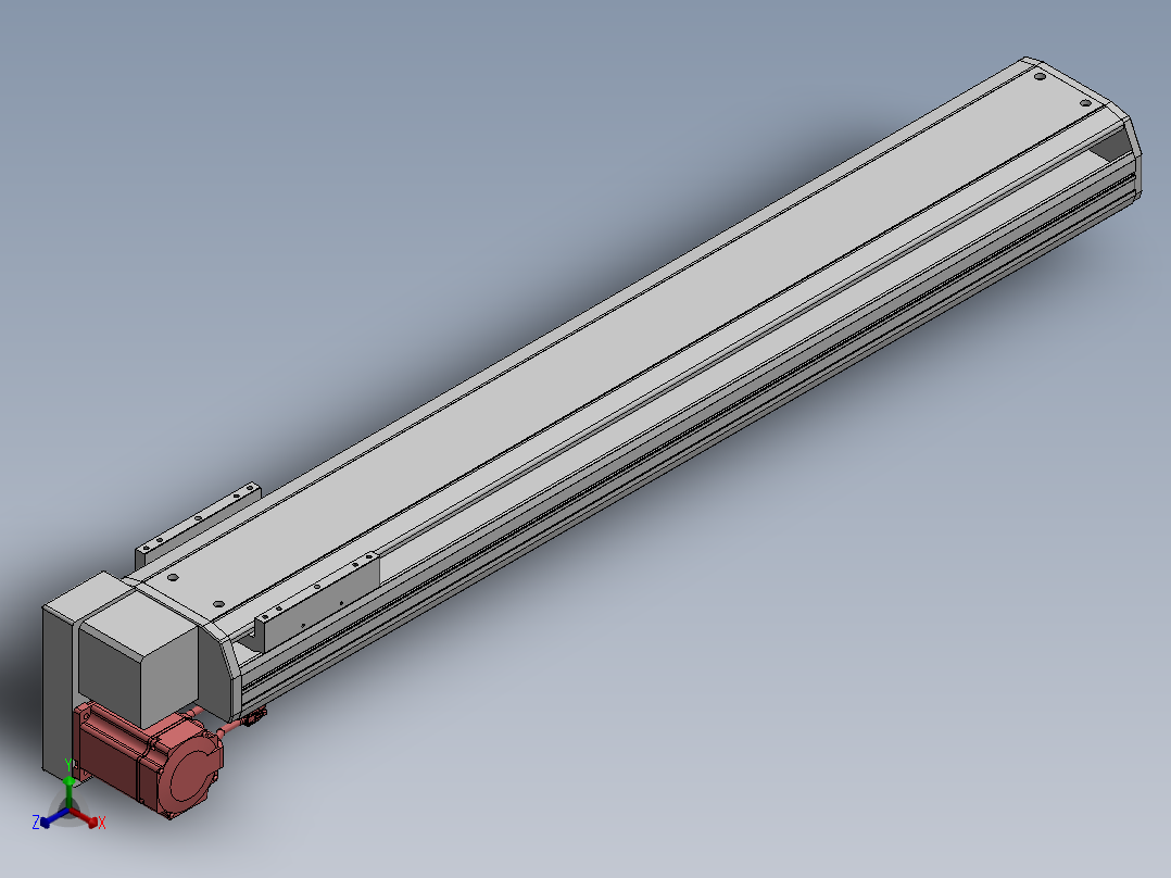 精密模组MT170-L125-900-LD-M75-C4正等轴测图