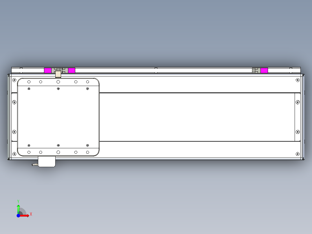 威洛博LC系列3d模型模组LC22H2Y-S500前视图