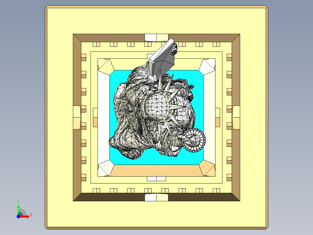 自由女神像前视图