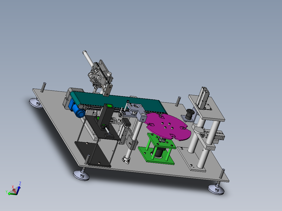 <span style='color: red'>机械手</span>上下料 001