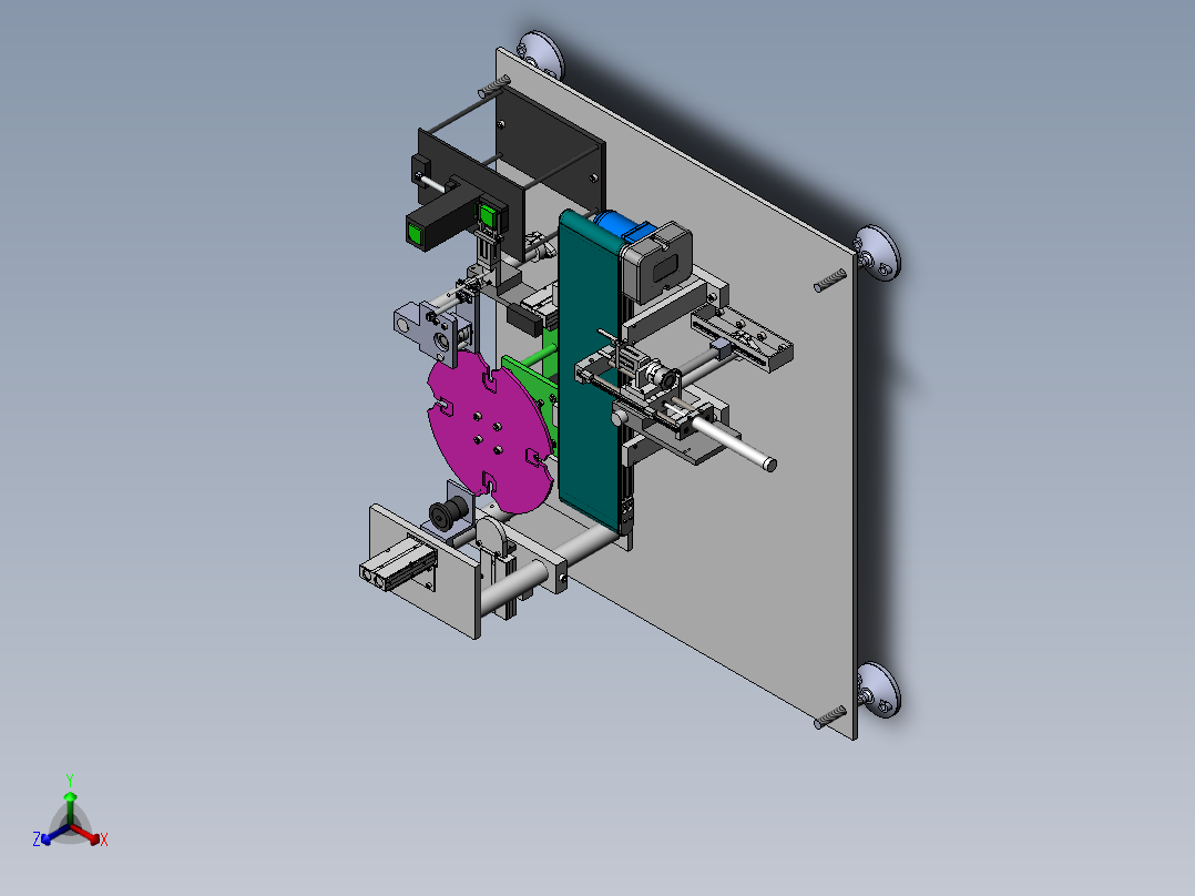 机械手上下料 001正等轴测图