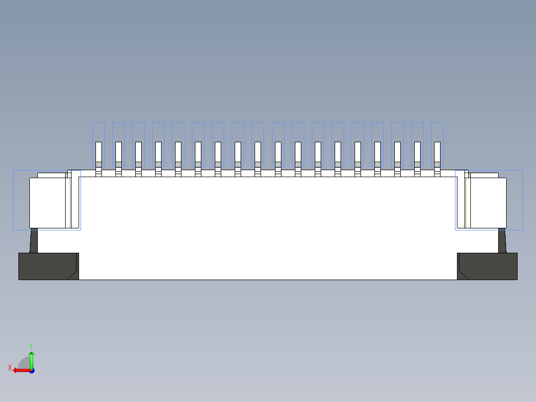 连接器 SM-FFC3B05-18-T后视图