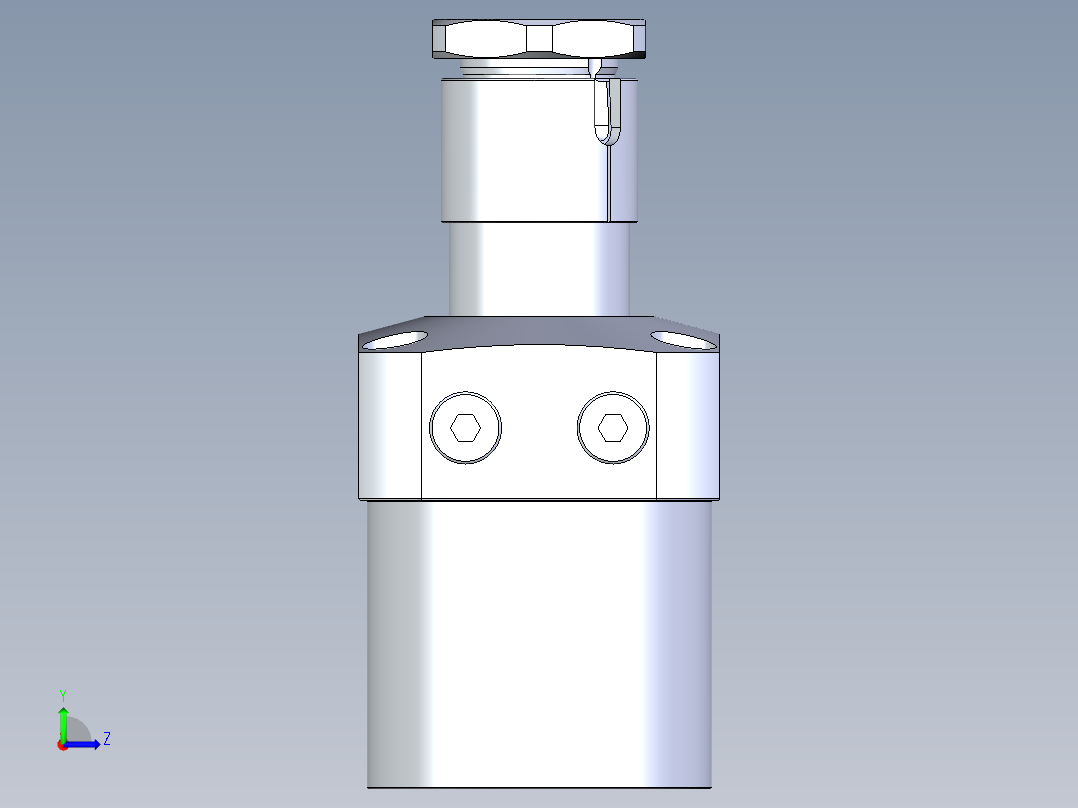 KOSMEKLHA1050-CR-Y45多系列多零件图纸模型左视图