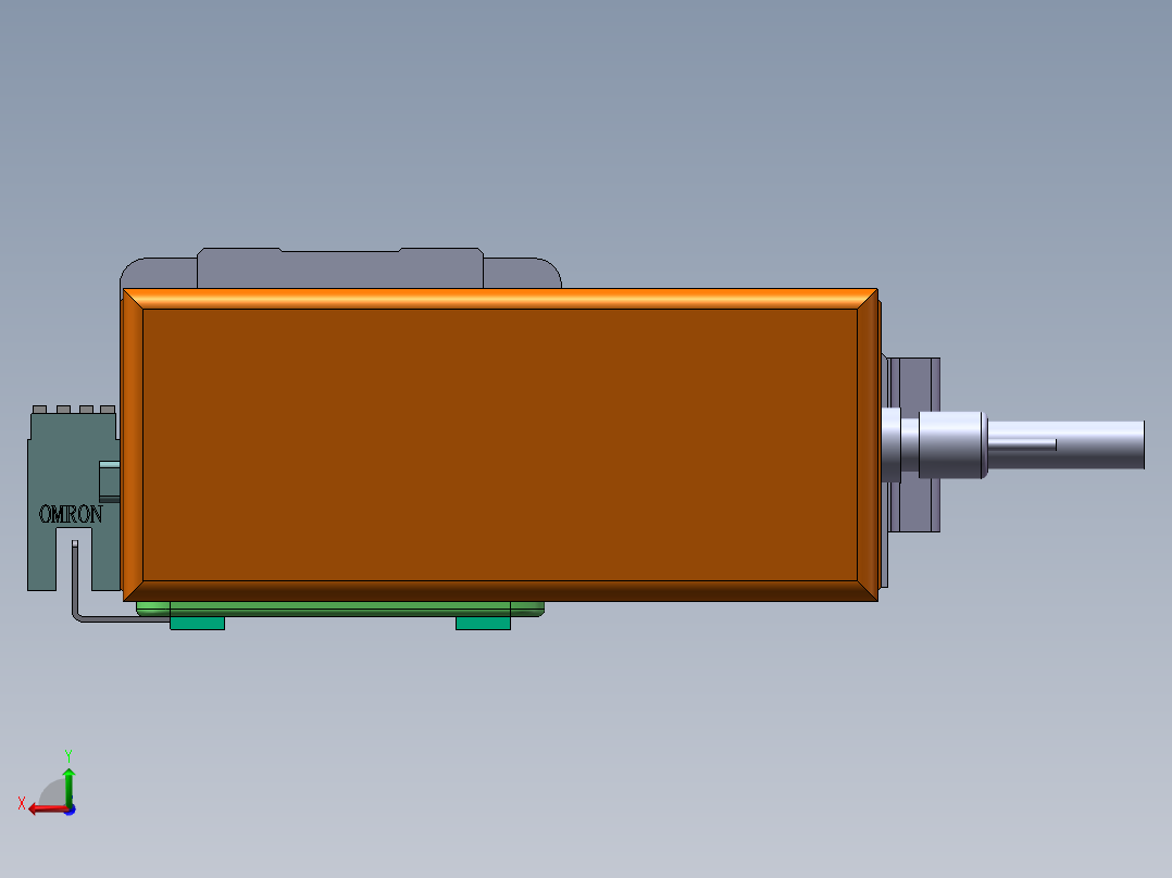 MTH丝杆半封闭模组MTH6M-BR-100W后视图