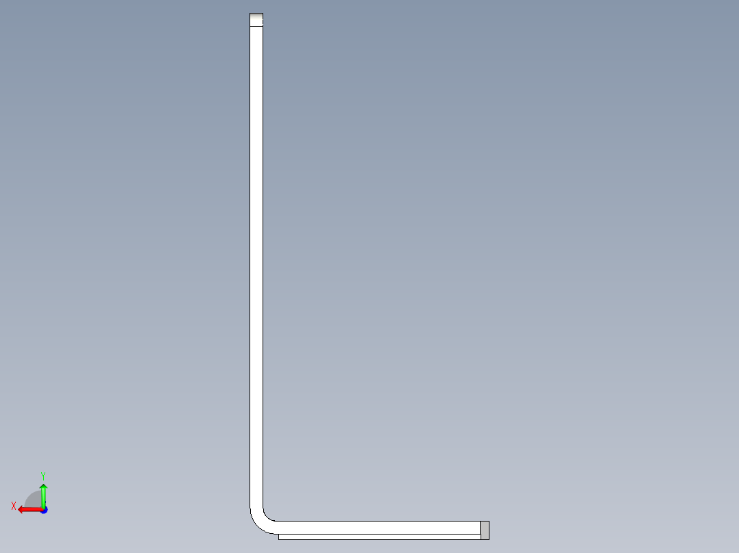 基恩士SR-600(HA)_610_bracket_kc图纸模型后视图