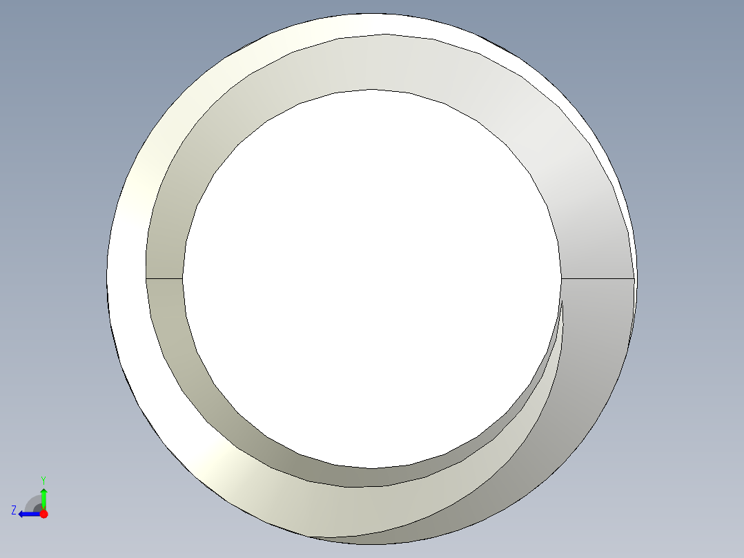 DIN 913-ISO 4026 固定螺钉-M1.4 L=6.STEP右视图