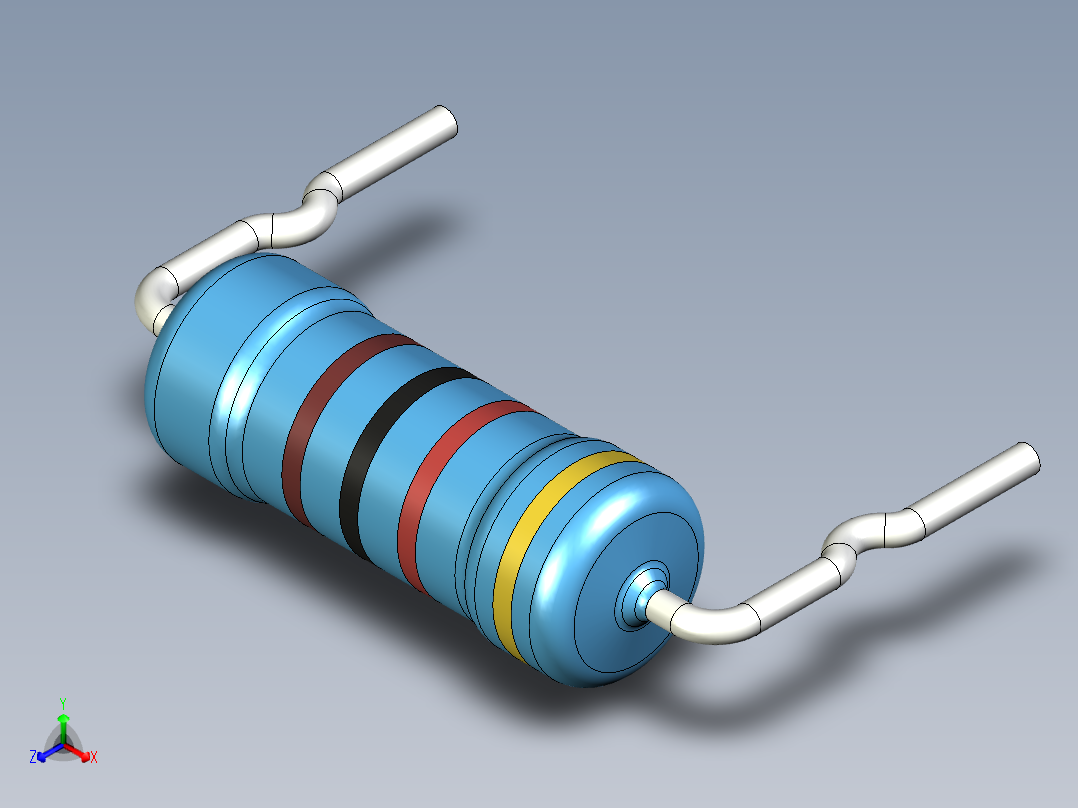 无源元件封装-RES-0.5W-HH-MF