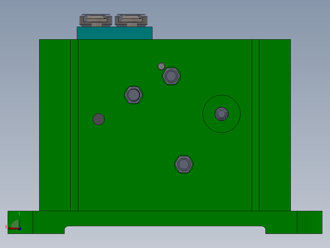 转速器盘加工工艺及钻2-φ9孔夹具设计【手动夹紧】【含三维SolidWorks】后视图
