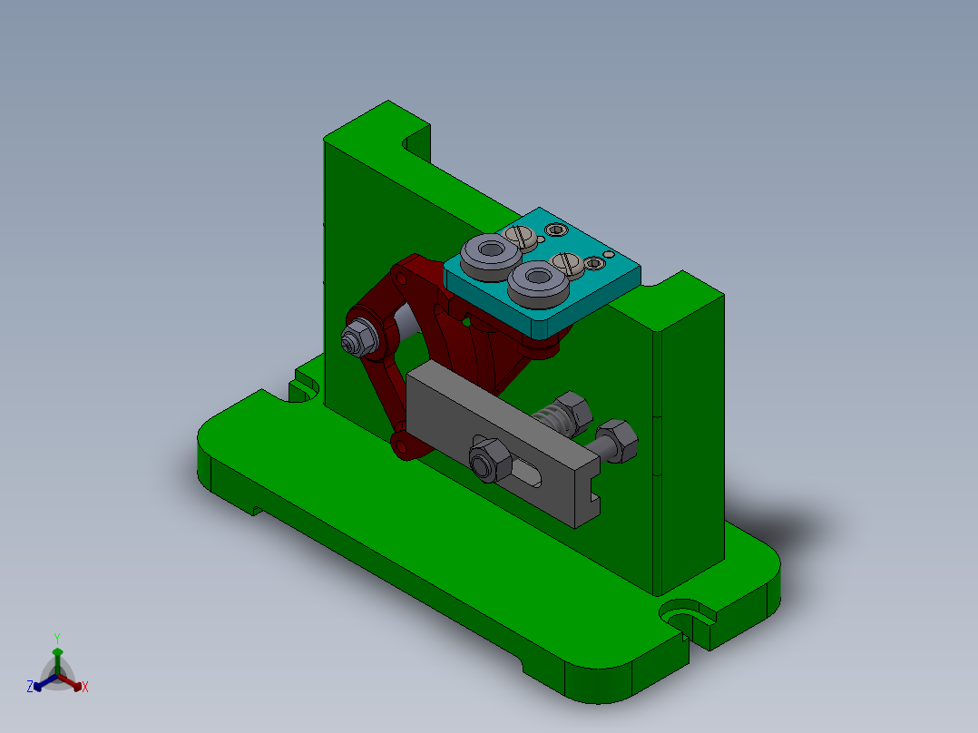 转速器盘加工工艺及钻2-φ9孔夹具设计【手动夹紧】【含三维SolidWorks】正等轴测图