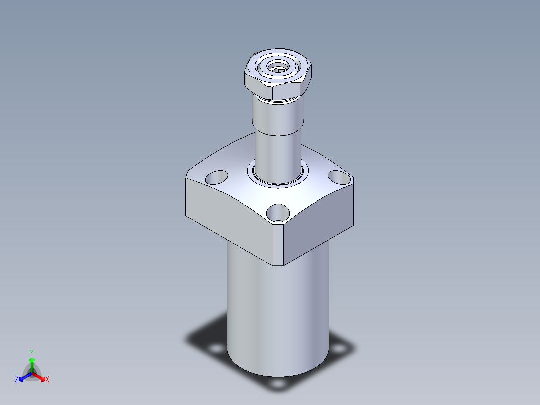 KOSMEKLHA0400-SL-Q15多系列多零件图纸模型正等轴测图