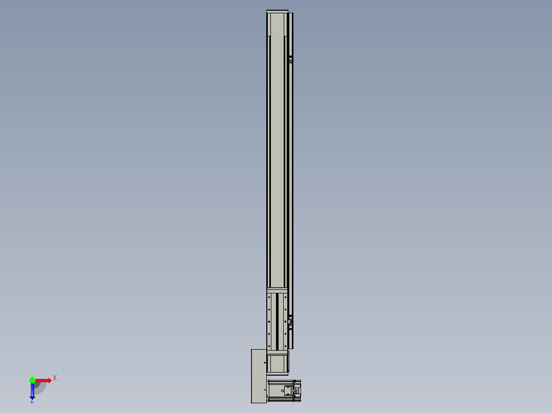 欧规系列-LB8-L75-S950-BR-ZP75-C3俯视图
