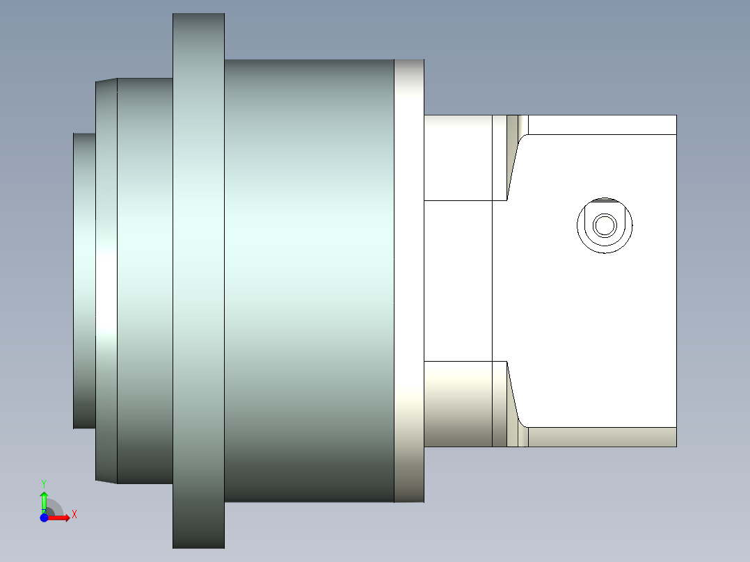 直齿PLH120-L2 19-70-90-M5.stp前视图