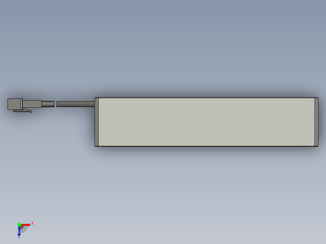 基恩士CA-DQB12M_kc图纸模型俯视图