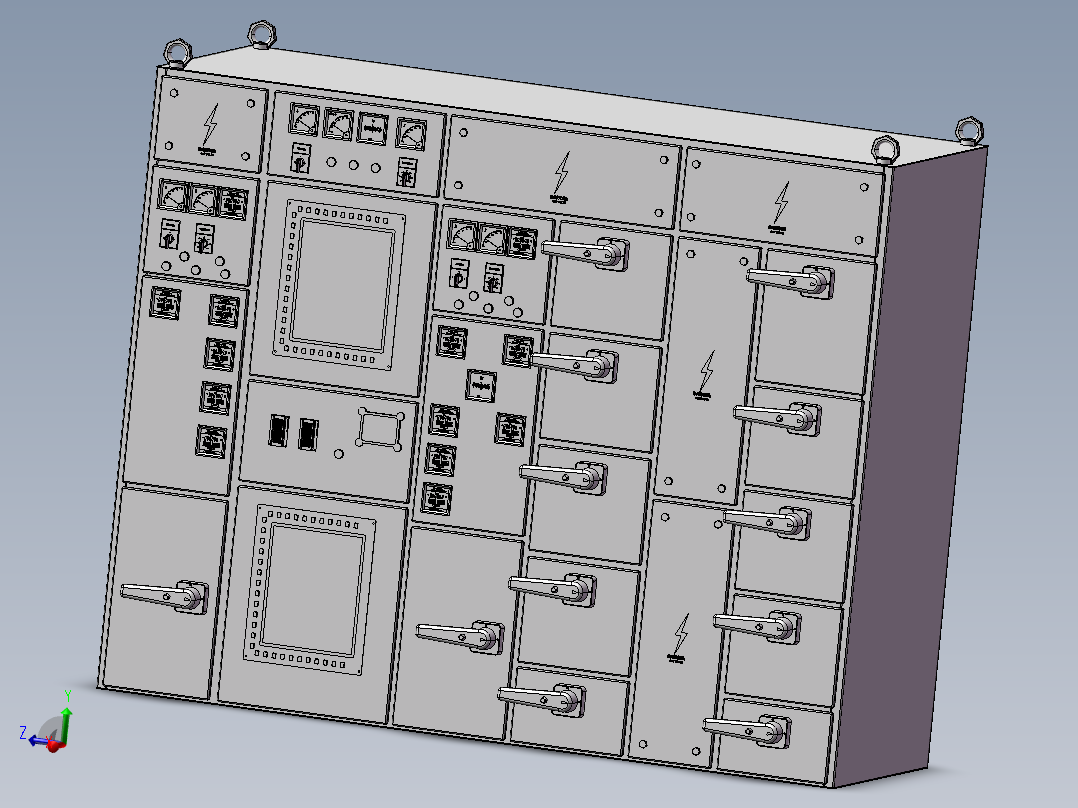 电器柜三维模型