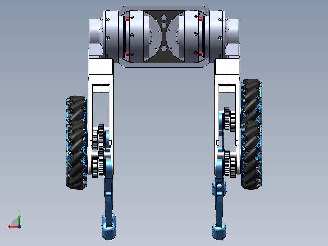 轮足式四足机器人==1519998后视图