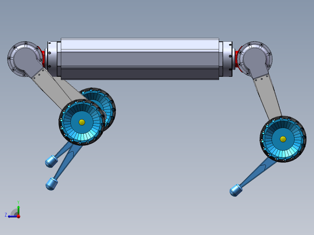 轮足式四足机器人==1519998右视图