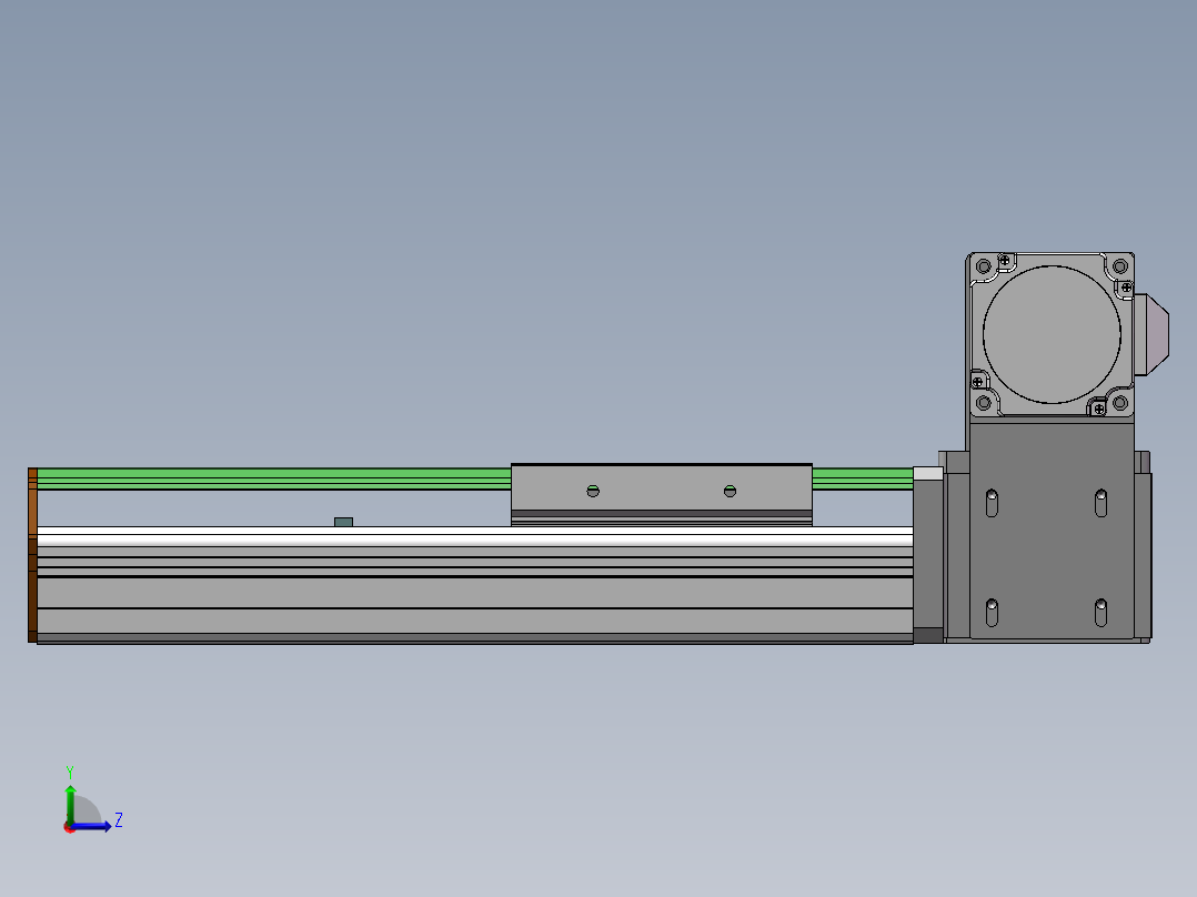 MTB同步带半封闭MTB10-RU-60左视图