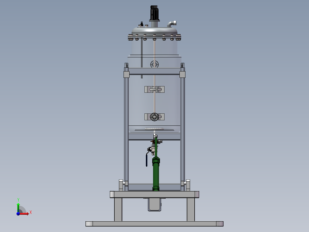 超低界面张力表面活性剂制备釜sw23前视图