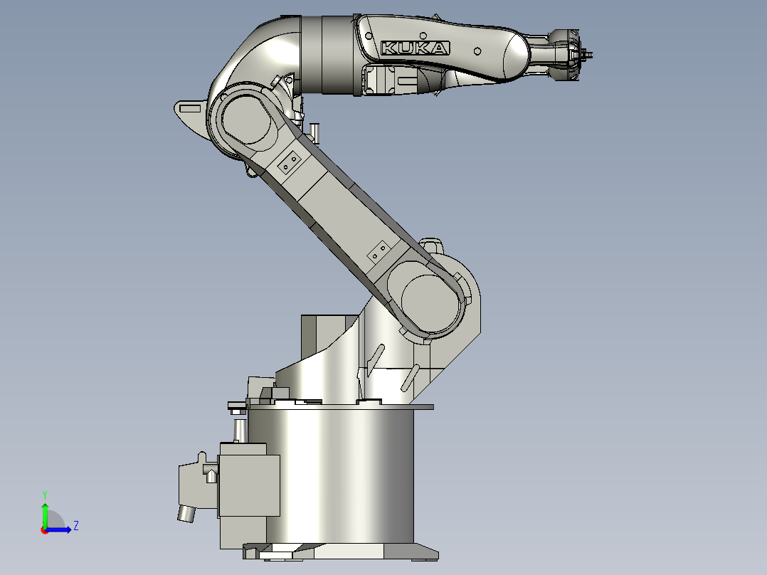 kuka-robotic-arm-1 STP IGS左视图