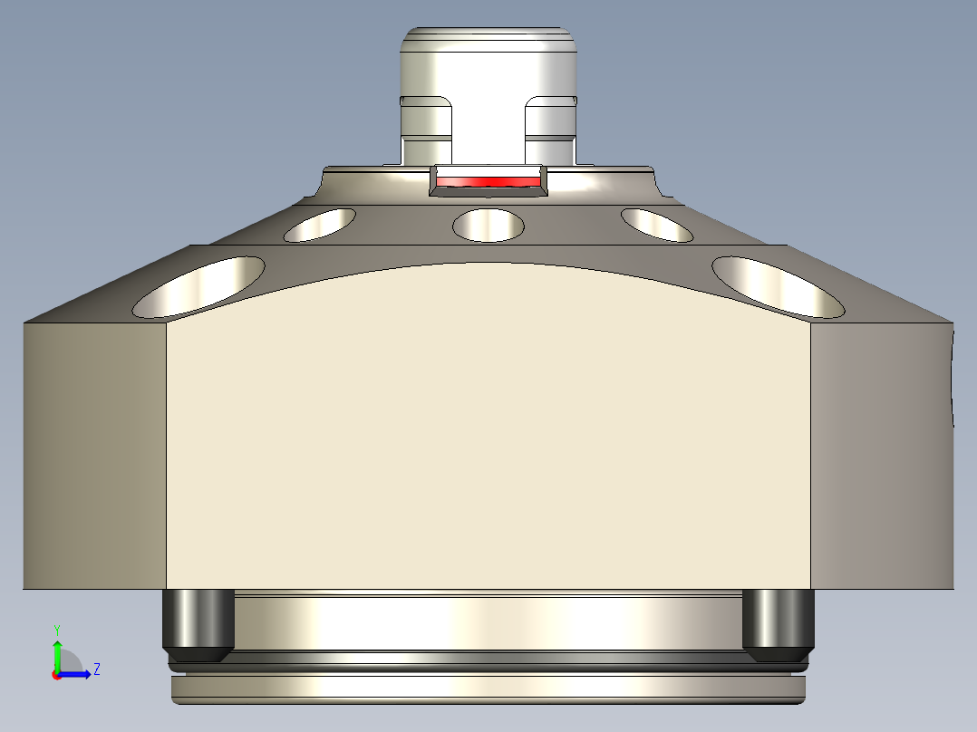 KOSMEKSFA3000-M1A-150多系列多零件图纸模型多系列多零件图纸模型左视图