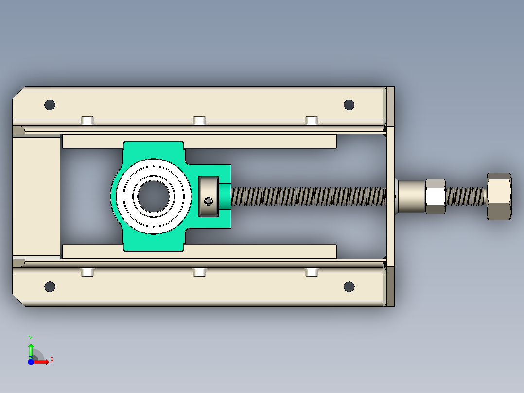 皮带输送机张力器埃斯蒂拉运输张力器前视图