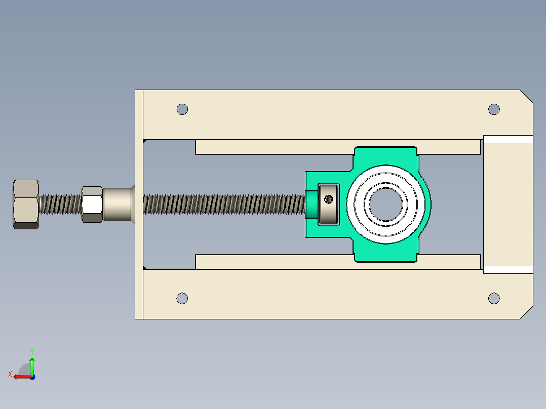 皮带输送机张力器埃斯蒂拉运输张力器后视图