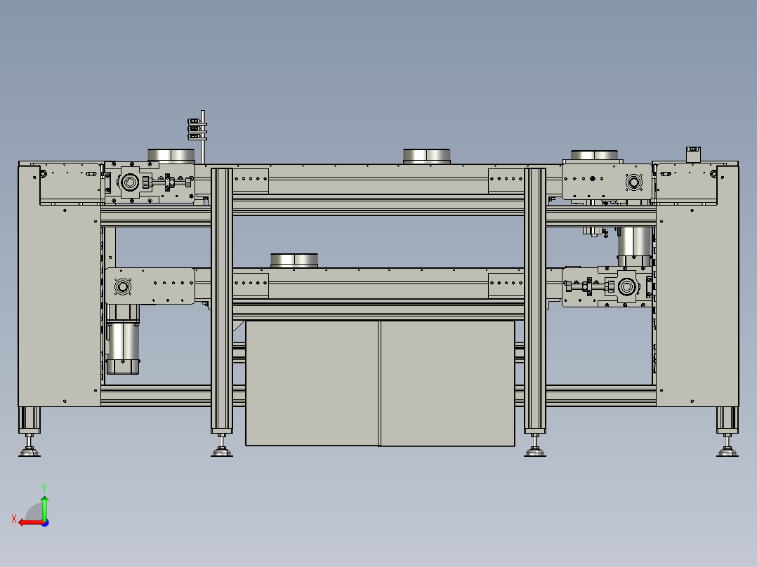 倍速链STEP后视图