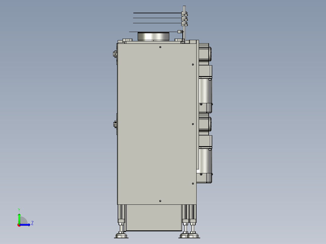 倍速链STEP左视图