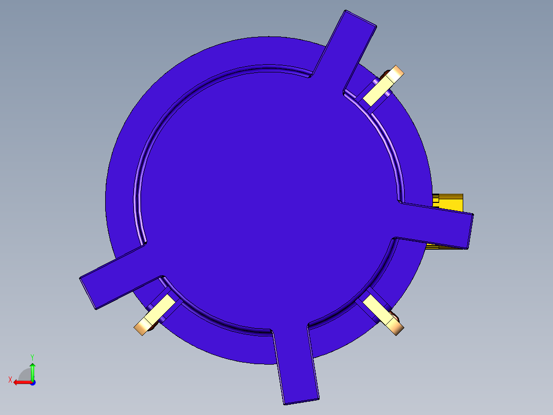 立式两相电搅拌机后视图