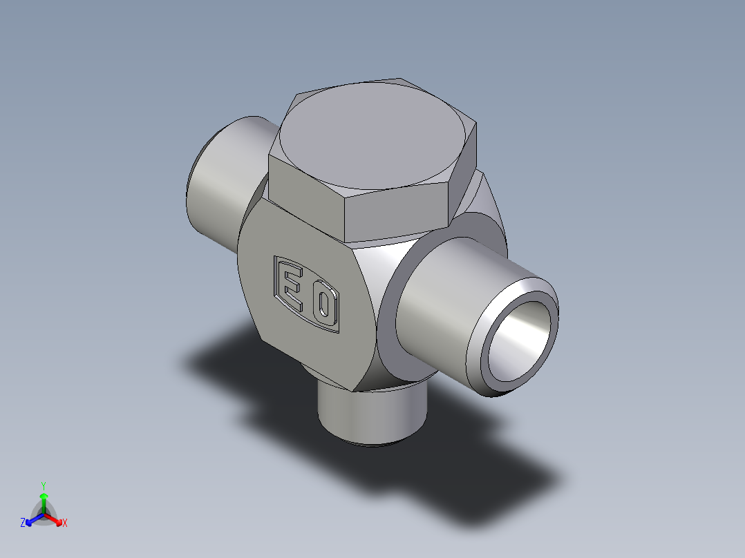 卡套式工业通用硬管接头EO_High_pressure_banjo_tee_TH06LMOMDCF